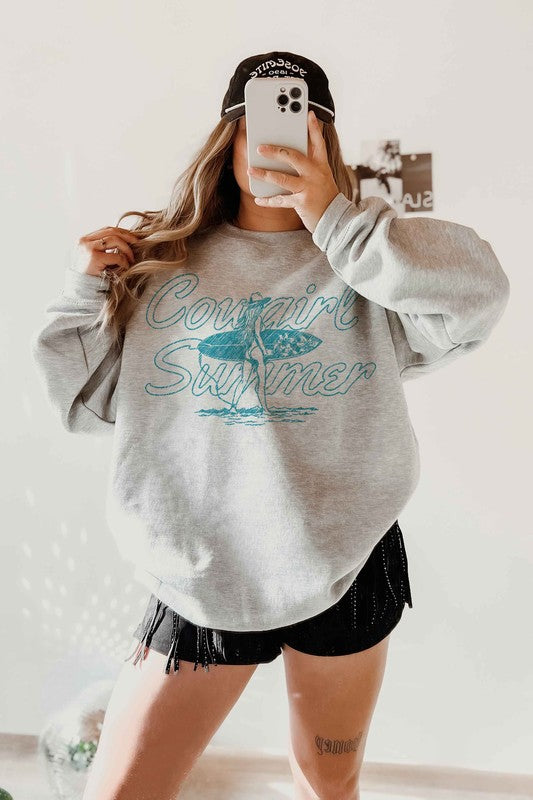 COWGIRL SUMMER WESTERN GRAPHIC SWEATSHIRT