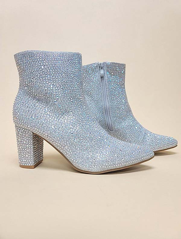 ICEBERG-12-RHINESTONE CASUAL BOOTS