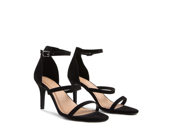 KAZAKI MID HEEL ANKLE STRAP SANDAL