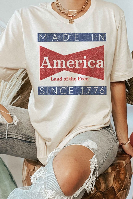 MADE IN AMERICA OVERSIZED GRAPHIC TEE / T-SHIRT