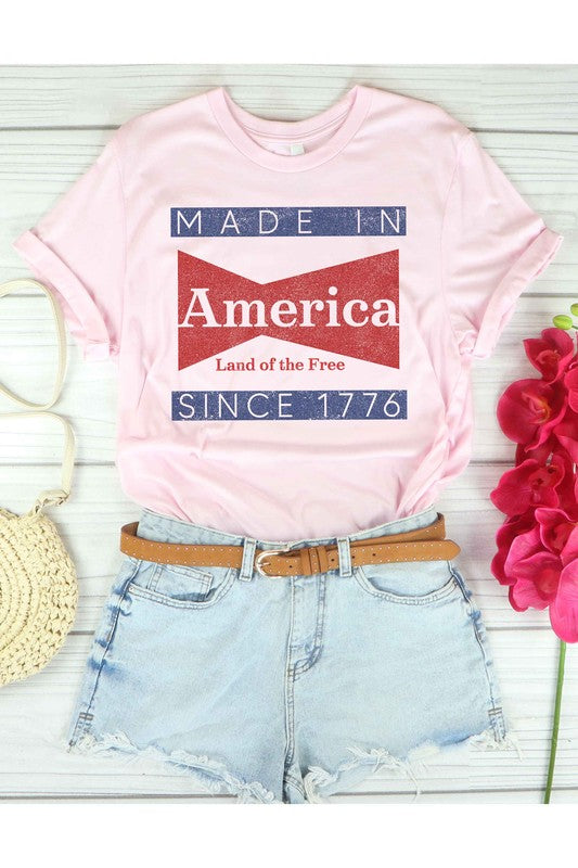 MADE IN AMERICA OVERSIZED GRAPHIC TEE / T-SHIRT