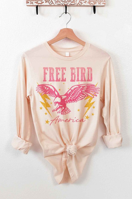 FREE BIRD AMERICA LONG SLEEVE TEE