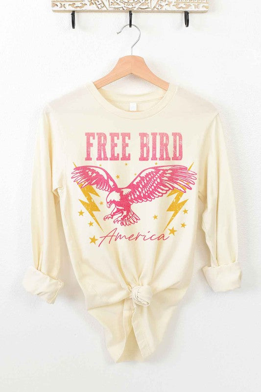 FREE BIRD AMERICA LONG SLEEVE TEE