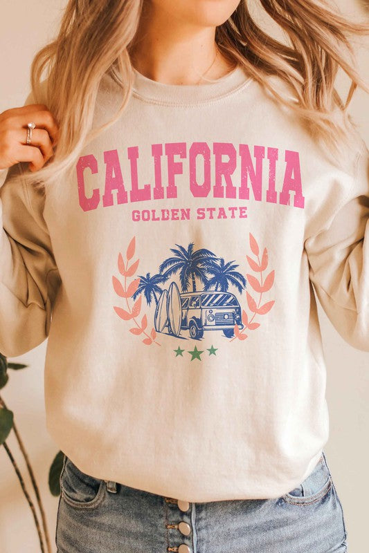 CALIFORNIA GOLDEN STATE GRAPHIC SWEATSHIRT