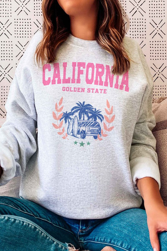 CALIFORNIA GOLDEN STATE GRAPHIC SWEATSHIRT