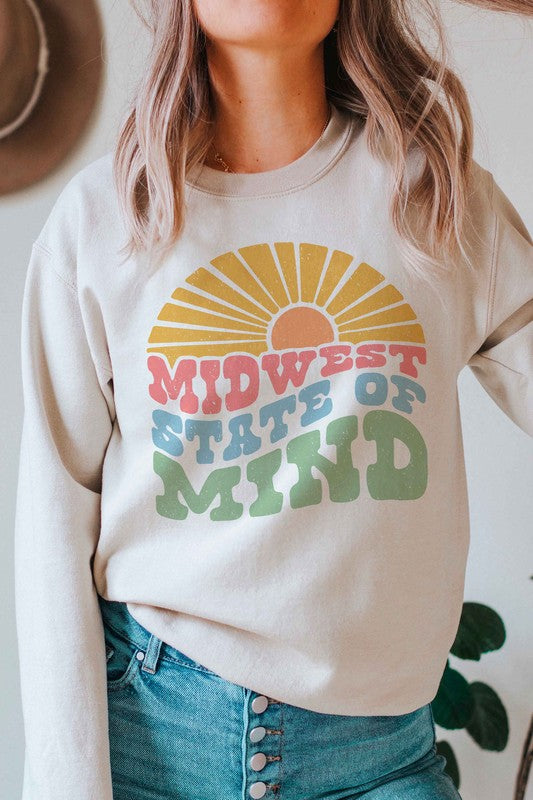 MIDWEST STATE OF MIND GRAPHIC SWEATSHIRT