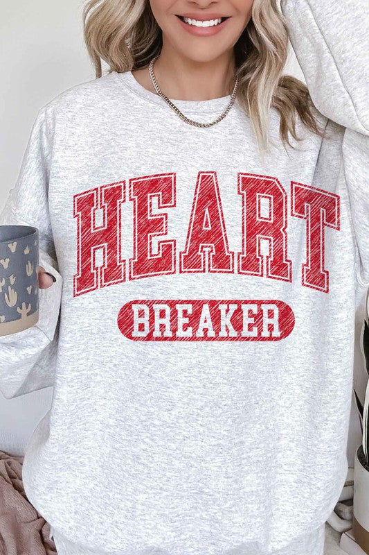 HEART BREAKER VALENTINES OVERSIZED SWEATSHIRT