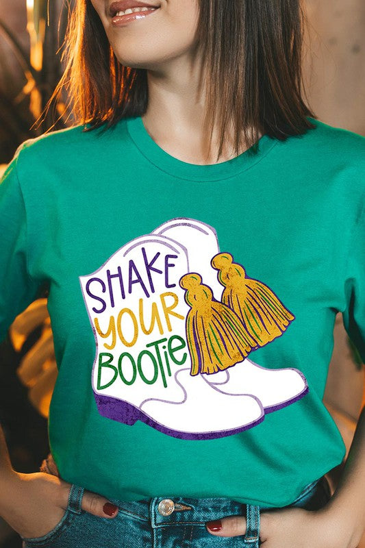 Unisex Shake Your Bootie Print T-Shirt