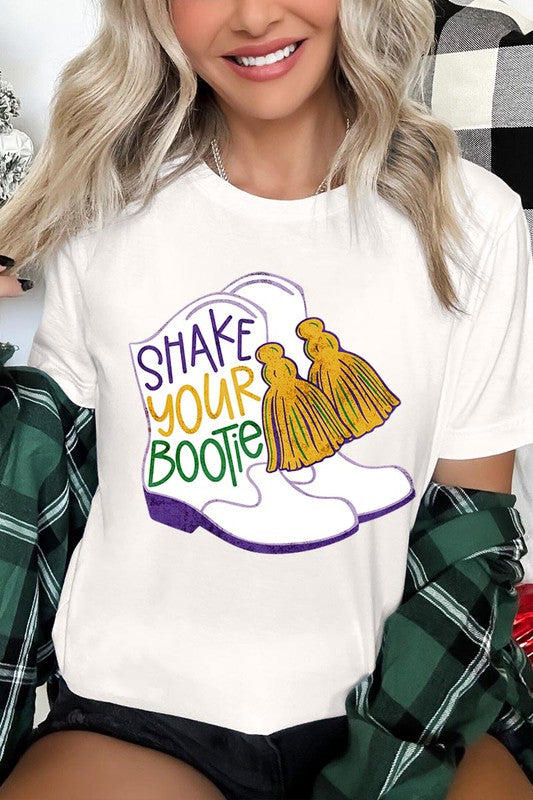 Unisex Shake Your Bootie Print T-Shirt