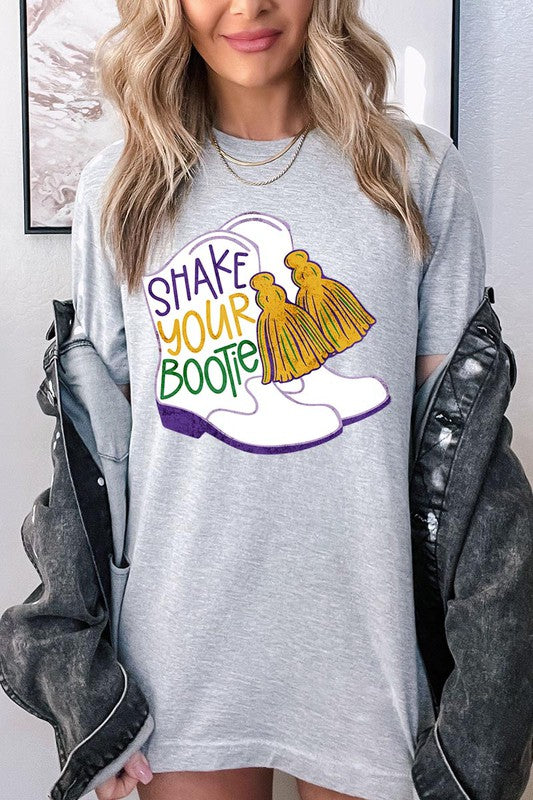 Unisex Shake Your Bootie Print T-Shirt