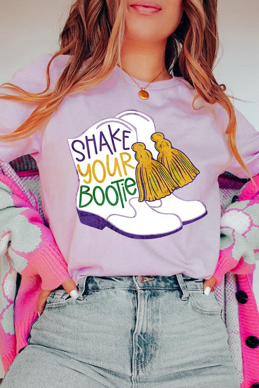 Unisex Shake Your Bootie Print T-Shirt