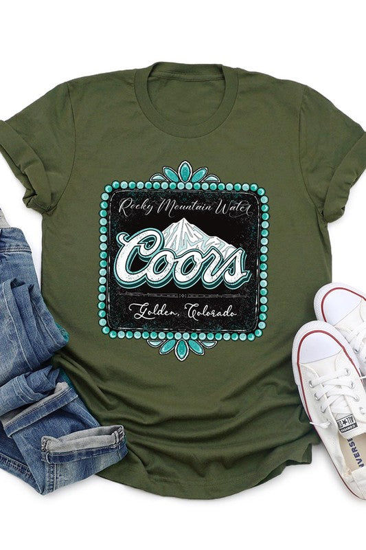 Coors Rocky Mountain Graphic T Shirts