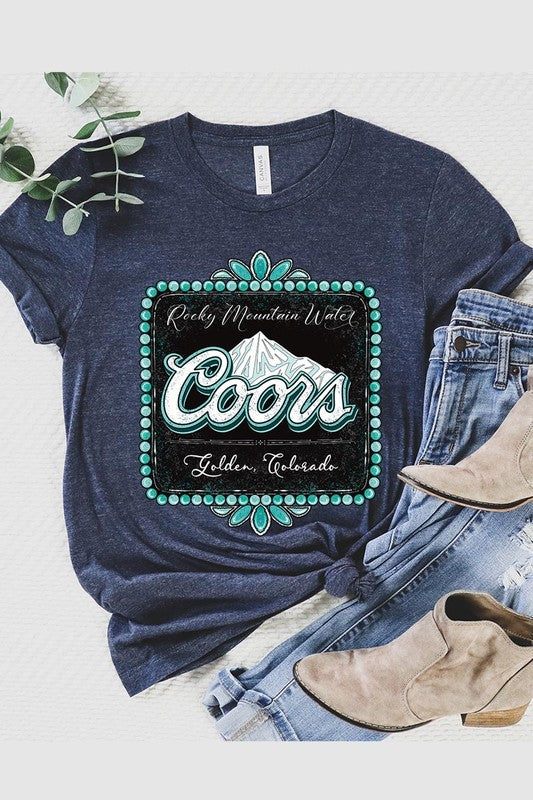 Coors Rocky Mountain Graphic T Shirts