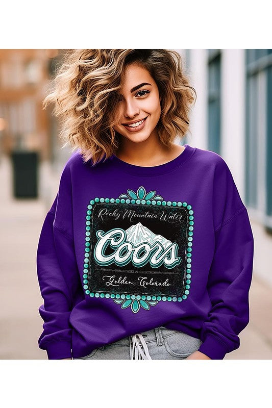 Coors Rocky Mountain Graphic Fleece Sweatshirts