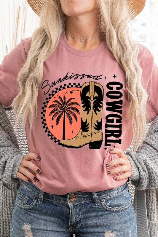 Sunkissed Cowgirl Graphic T Shirts