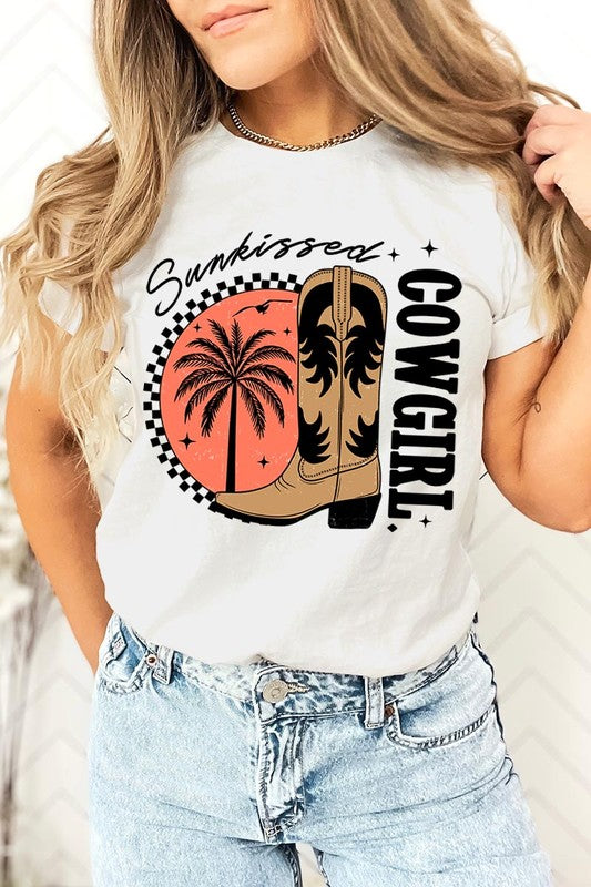 Sunkissed Cowgirl Graphic T Shirts