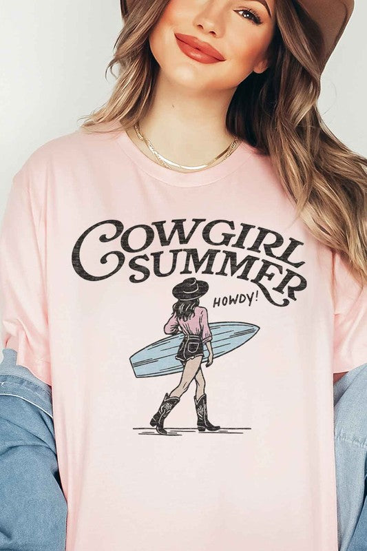 COWGIRL SUMMER WESTERN GRAPHIC TEE