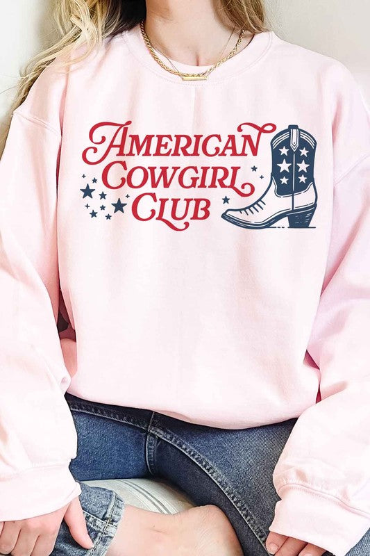 AMERICAN COWGIRL CLUB OVERSIZED SWEATSHIRT