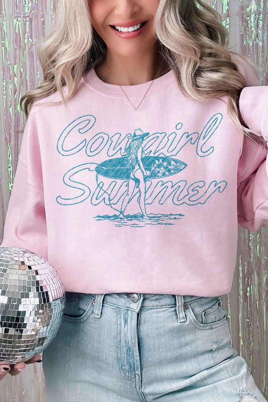 COWGIRL SUMMER WESTERN GRAPHIC SWEATSHIRT