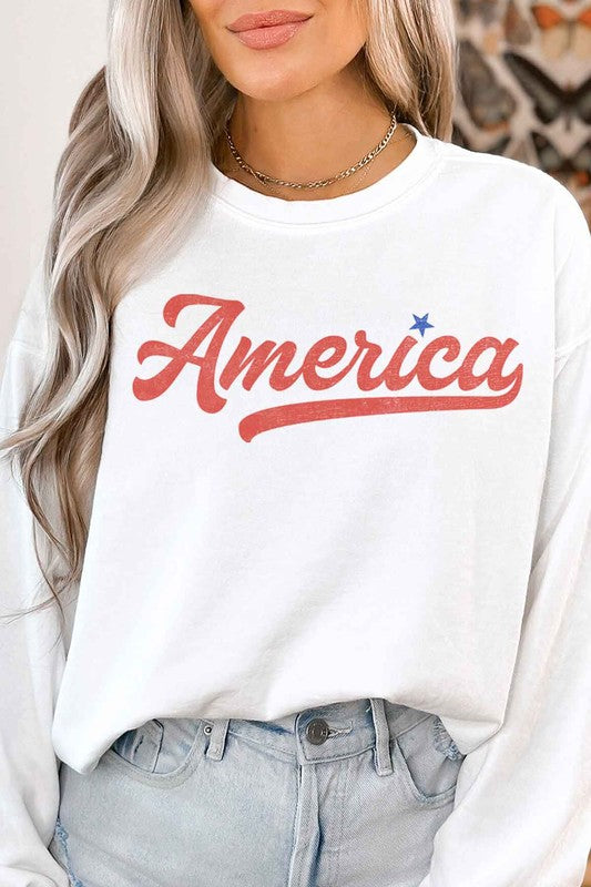 AMERICA GRAPHIC SWEATSHIRT