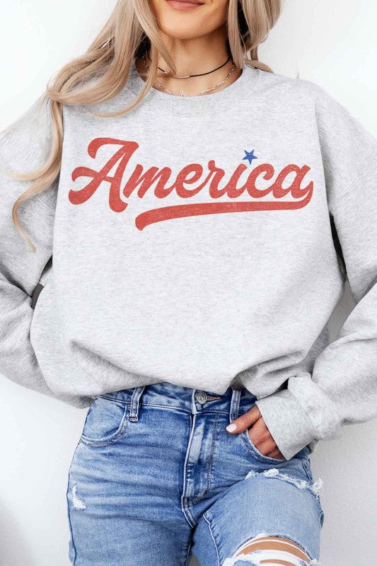 AMERICA GRAPHIC SWEATSHIRT