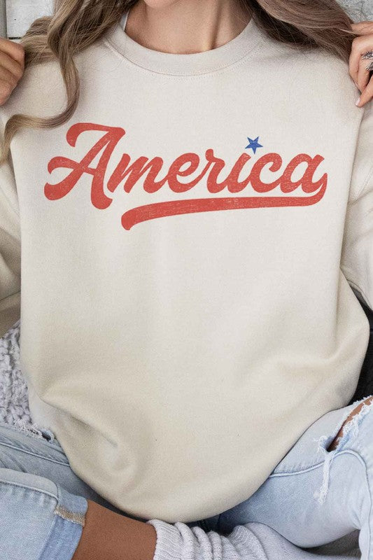 AMERICA GRAPHIC SWEATSHIRT