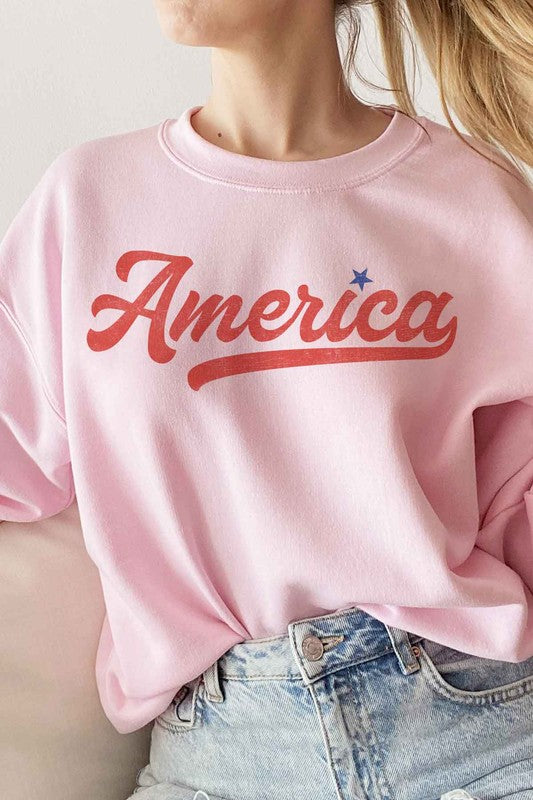 AMERICA GRAPHIC SWEATSHIRT