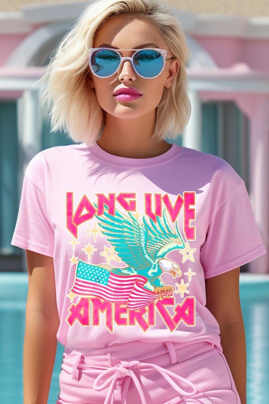 Long Live America Eagle Graphic T Shirts