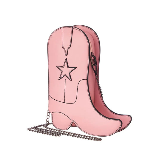 COWGIRL BOOT BAG PINK