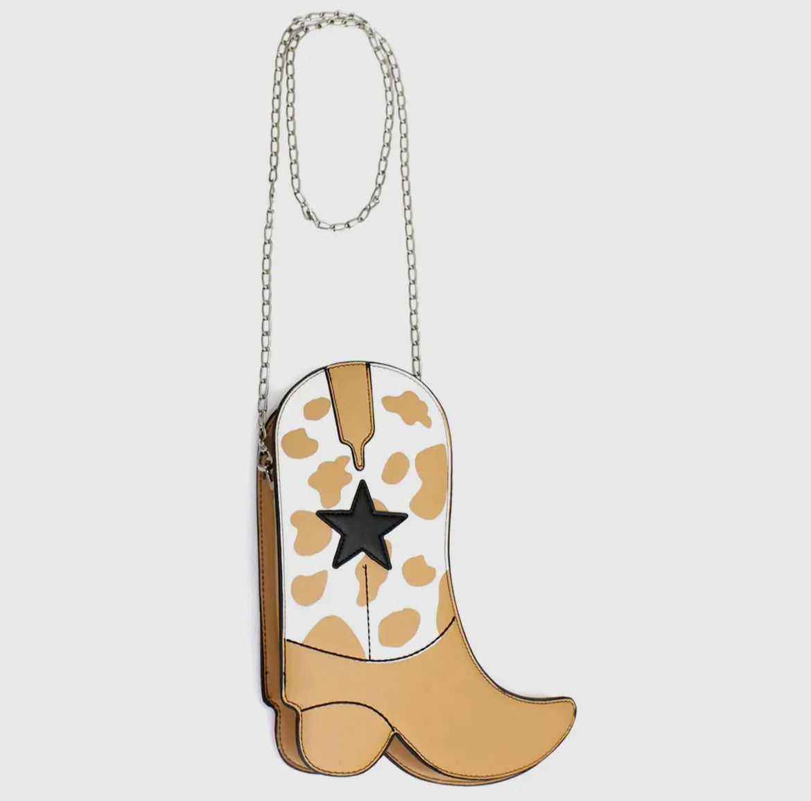 Cowgirl Boot Bag Beige