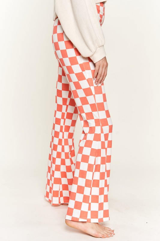 TENNESSEE ORANGE AND WHITE CHECKERED PANTS